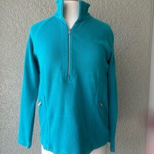 Women's Tommy Bahama Teal Blue Half-Zip Sweater/Jacket